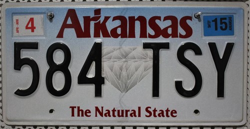 Arkansas nummernschild usa - arkansas,