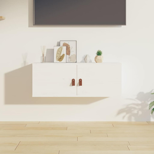 Hängeschrank weiß massiv