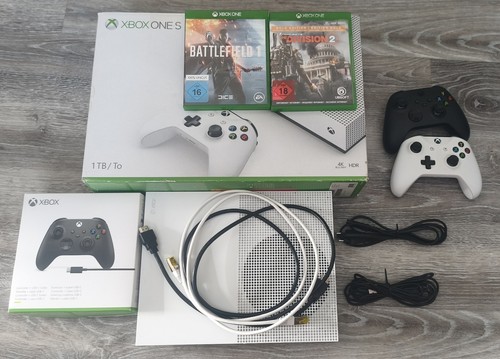 Xbox one weiß 1tb mit - s,
