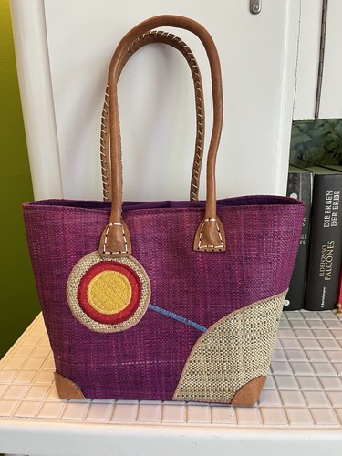 Hübsche raffia tasche - hübsche,