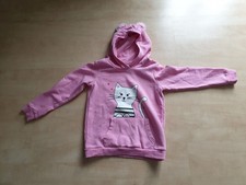 Kapuzenpullover/Hoodie mit Katzenmotiv und Katzenohren von DopoDopo, Gr. 128