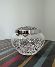 Royal Brierly Kristall Rose Schale Neu mit Etiketten