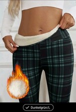 Leggings Thermo Fleece Gefüttert Winter Warm Hose Leggins Damen Frau Gr.L Neu
