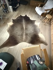 Ikea Koldby braun & weiß Rindsleder