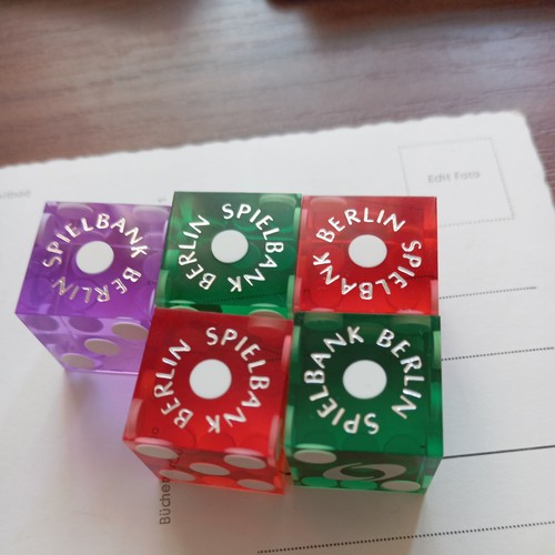 Casino würfel set stück - set, 5