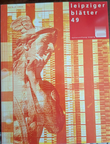 Leipziger blätter heft - leipziger, 49
