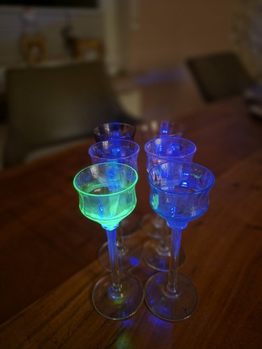 Vintage likörgläser bunt - vintage,