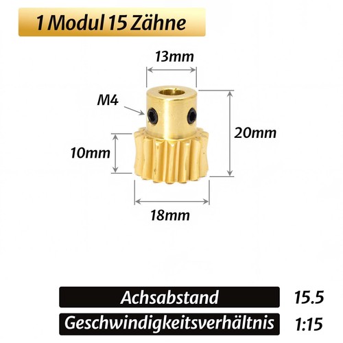 Modul bis 60 zähne - modul, 15