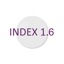 1 Paar Brillengläser Index 1.6 mit Super-Entspiegelung und Hartschicht inklusive