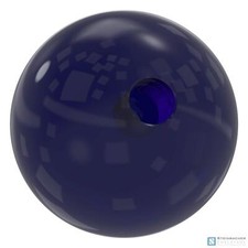 Glaskugel blau Ø60mm