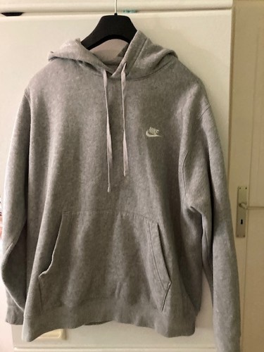Nike hoodie sweatshirt grau - nike,