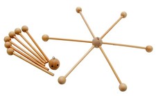 Holzmobile Mobilestern Holz