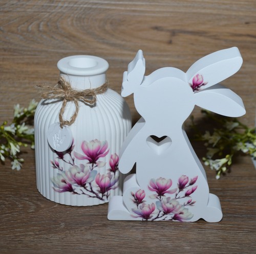 Geschenkset vase osterhase - geschenkset,