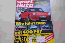 4) Sport Auto 10/1986 - BMW 735i E32 im ersten Fah - Suzuki Swift GTI mit 101PS