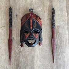 Afrikanische Holzmaske Handarbeit aus Kenia