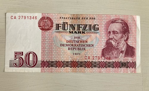 Ddr geldschein mark geld - 50,