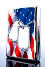 Zippo Feuerzeug USA Flagge mit