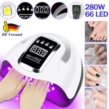 LED UV Nagel Lampe 280W Gel Lichthärtungsgerät Sensor Nageltrockner mit 4 Timer