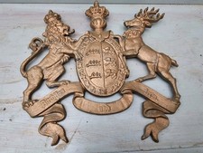 Großes schweres Gusseisen Wappen BADEN WÜRTTEMBERG Breite 30 cm Höhe 30 cm 