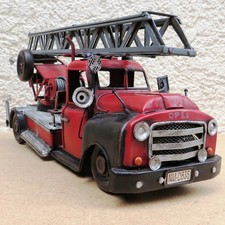 OPEL Blitz Feuerwehr Wagen PERFEKT Oldtimer Lastwagen GROßES schweres Modell RAR
