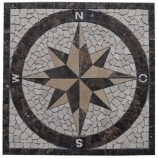 Mosaikfliesen Rosone 120x120