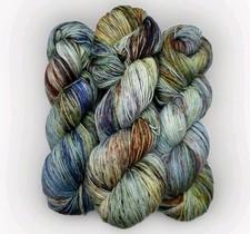 Handgefärbte Wolle 100g Natur