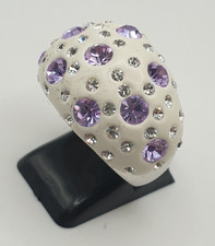 Ring Silber 925 lila Steine