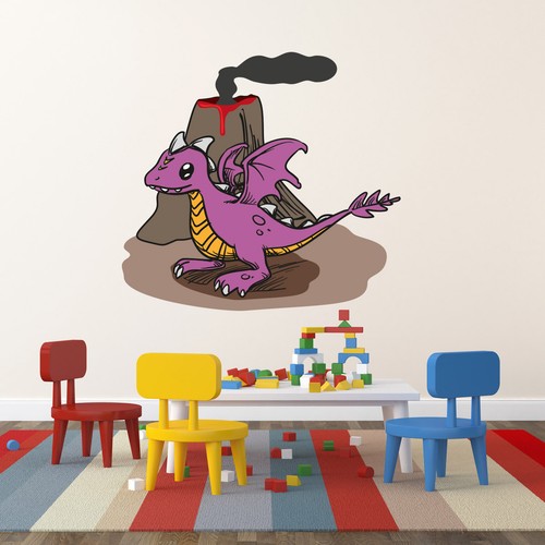 Drache vulkan dinosaurier - drache,