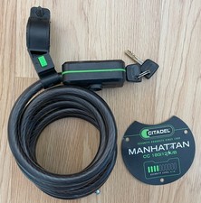 Citadel Fahrrad Kabelschloss Manhattan CC180/12/K/B designed by ABUS - SEHR GUT