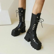 Damen Plateau Stiefel