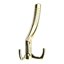SOTECH Kleiderhaken Garderobenhaken Messingoptik poliert Haken Wandhaken