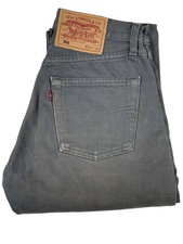 Levi’s 501 0154 Jeans Grau W27 L32 Straight Button Fly Vintage