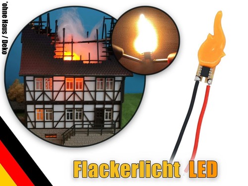 Flackerlicht led brennendes - led,