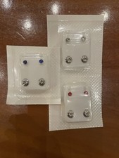 3 Paar Medizinische   Ohrstecker NEU in verpackung