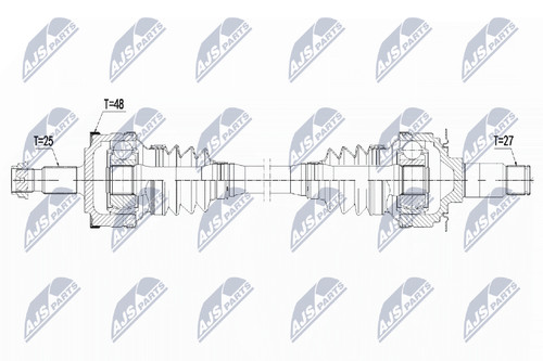 Antriebswelle nty npw - nty, npw-me-140