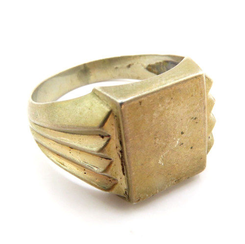 Art deco jugendstil ring 800 - art,