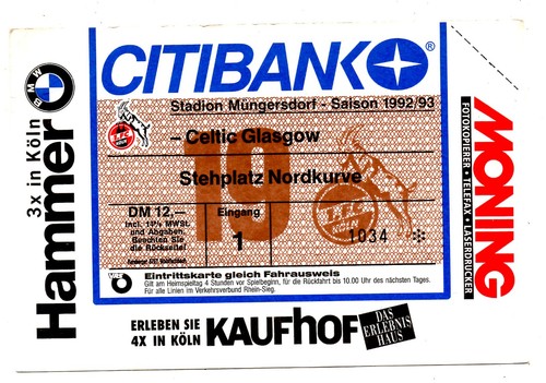 Ticket köln celtic - fc,