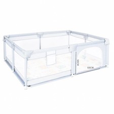 Gupamiga Laufstall Baby mit Spielmatte 150x180x65 cm, Laufgitter Baby mit