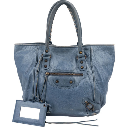 Balenciaga blue leather the - blue,