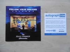 Hans Zimmer Original Autogramm signed CD Booklet Soundtrack "Follow Your D" ACOA