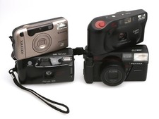 Konvolut 4 alte Kompaktkameras