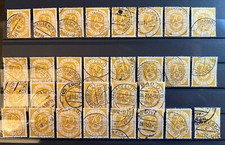 30 x Bund  Posthorn Mi.Nr. 136