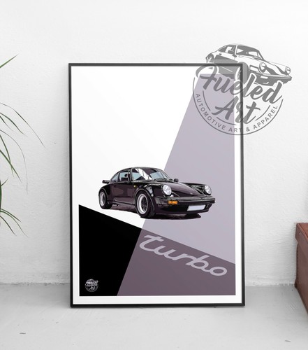 Porsche 911 930 - turbo, print