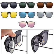 UV400 Clip on Sonnenbrille Brillen Aufsatz Clip Polarisiert  Überbrille