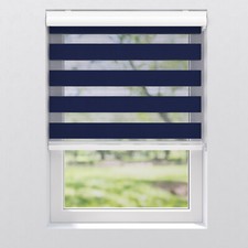 Doppelrollo Fensterrollo Sonnenschutz mit Blende Kassette Bohren Duo Rollo Innen