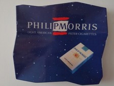 Alter Zahlteller Zigaretten Werbung Reklame,Phillip Morris 70iger