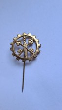 alte Anstecknadel Zunftzeichen Schlosser