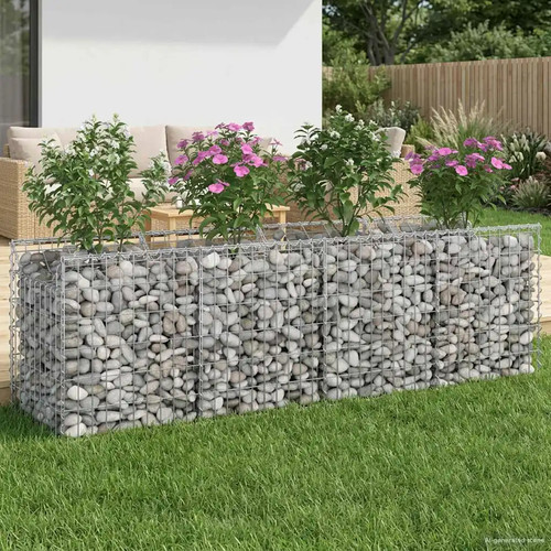 Gabionen hochbeet silber - gabionen-hochbeet,