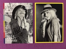 2x Sarah Connor AK Musik Autogrammkarte original signiert