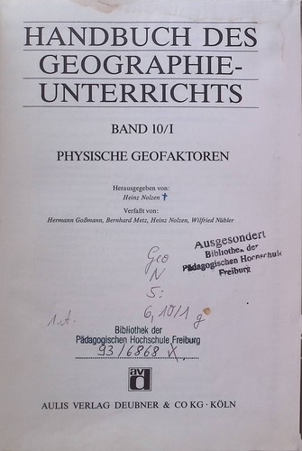 Handbuch des